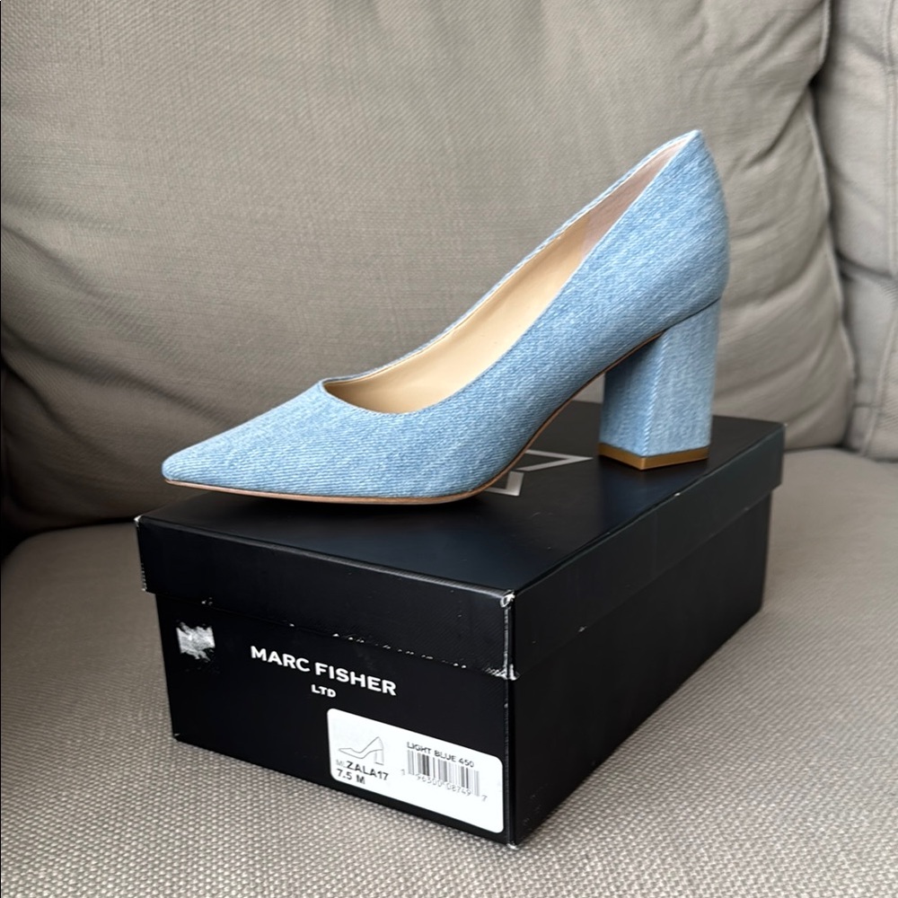 Marc Fisher Zala Pumps Light Blue New with box. Size 7.5